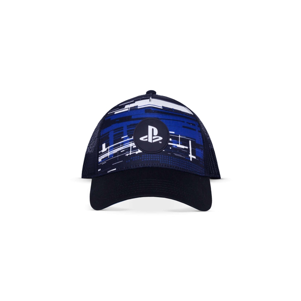 PlayStation - Logo Snapback Pet - Zwart/Blauw